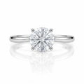 Four-Prong Round Brilliant Lab Diamond Ring