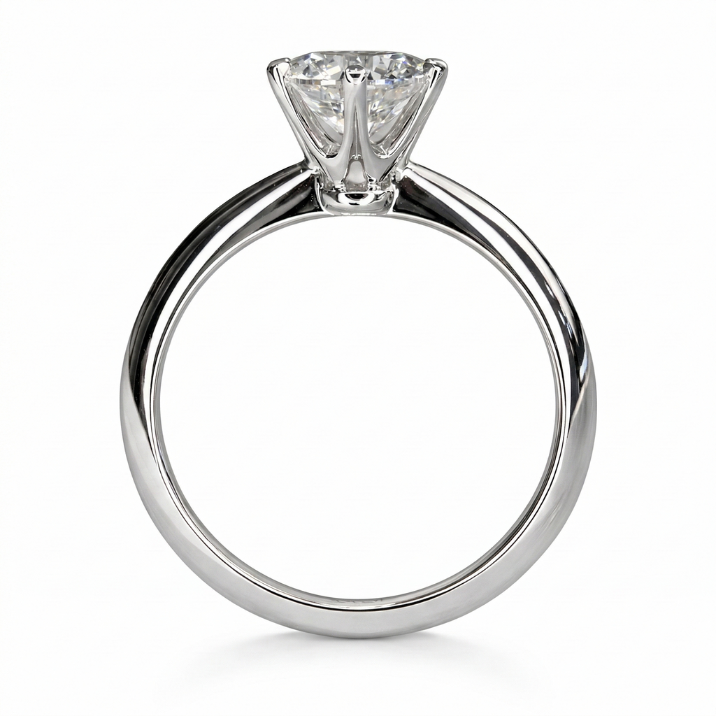 Six-Prong Round Brilliant Lab Diamond Ring